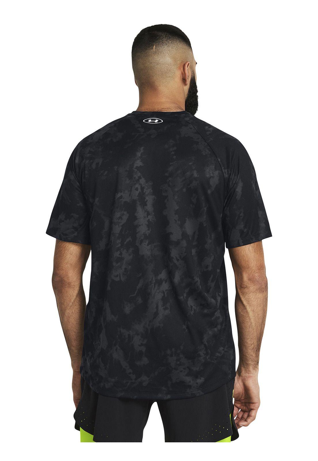 Polera UA Tech ABC hombre Negro-4