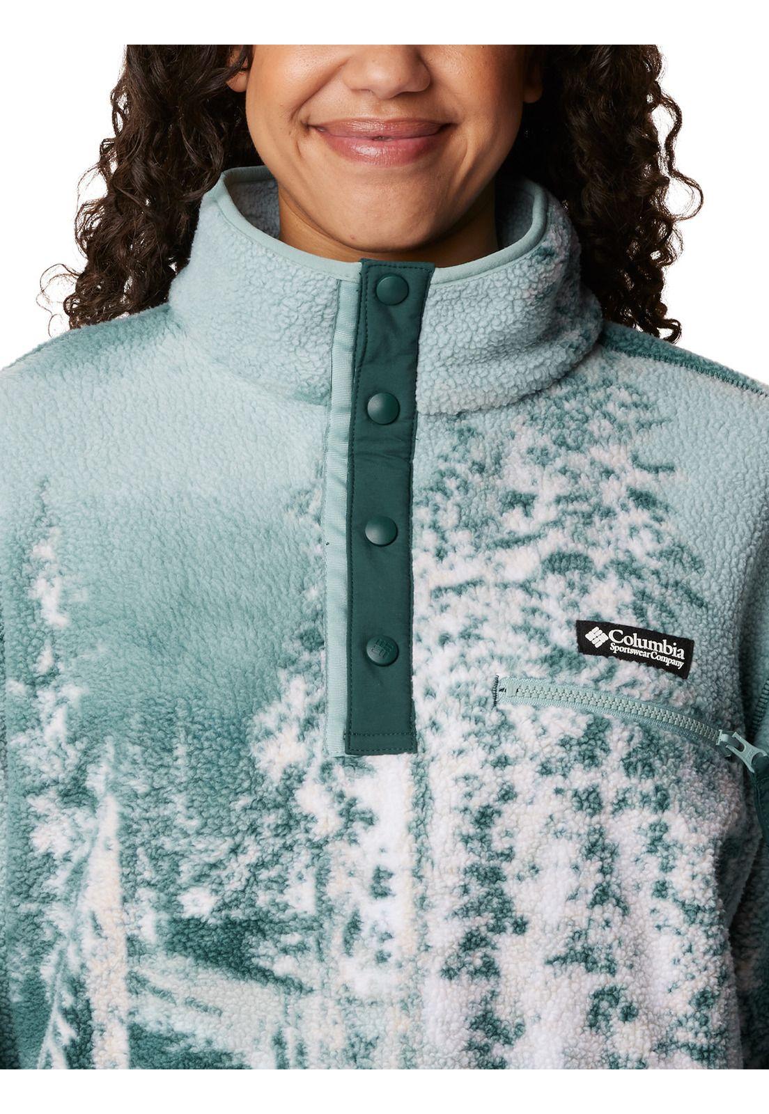 Polar Mujer Helvetia Cropped Half Snap Azul-3