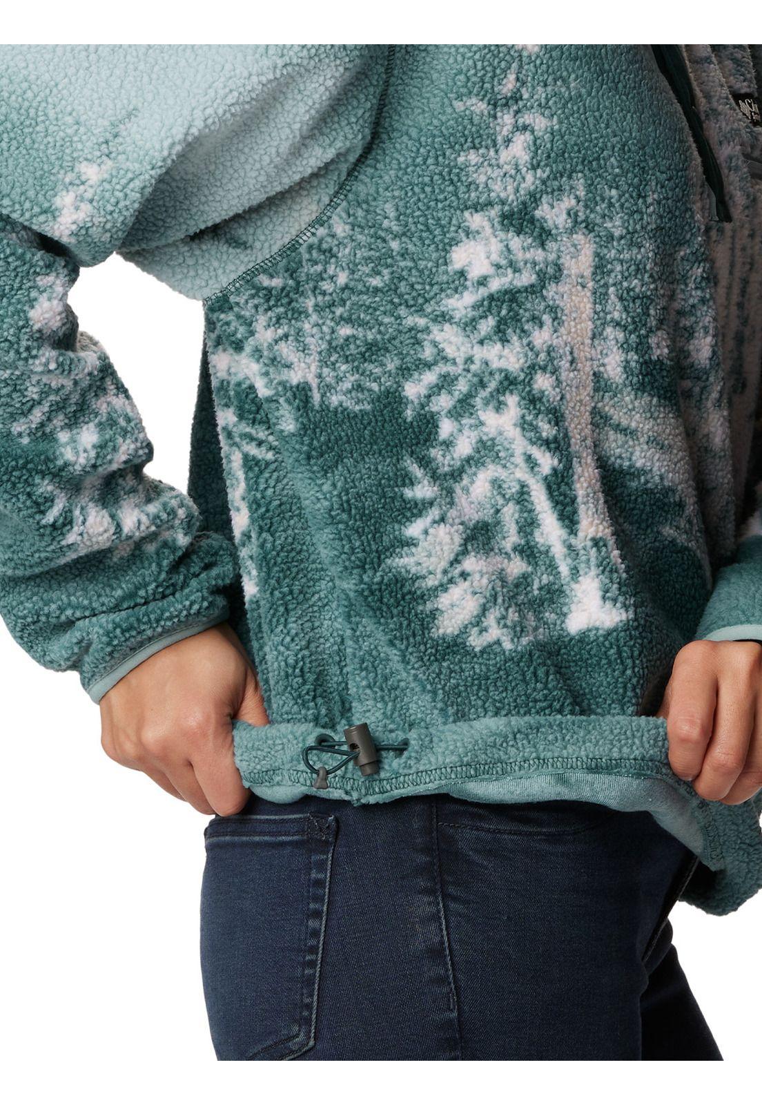 Polar Mujer Helvetia Cropped Half Snap Azul-4