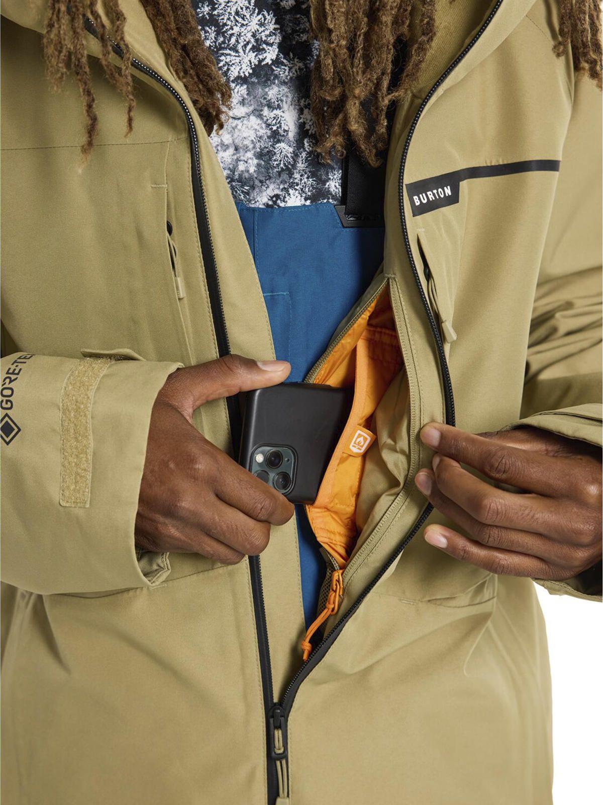 Chaqueta impermeable Hombre Gore-Tex Pillwn Café-7