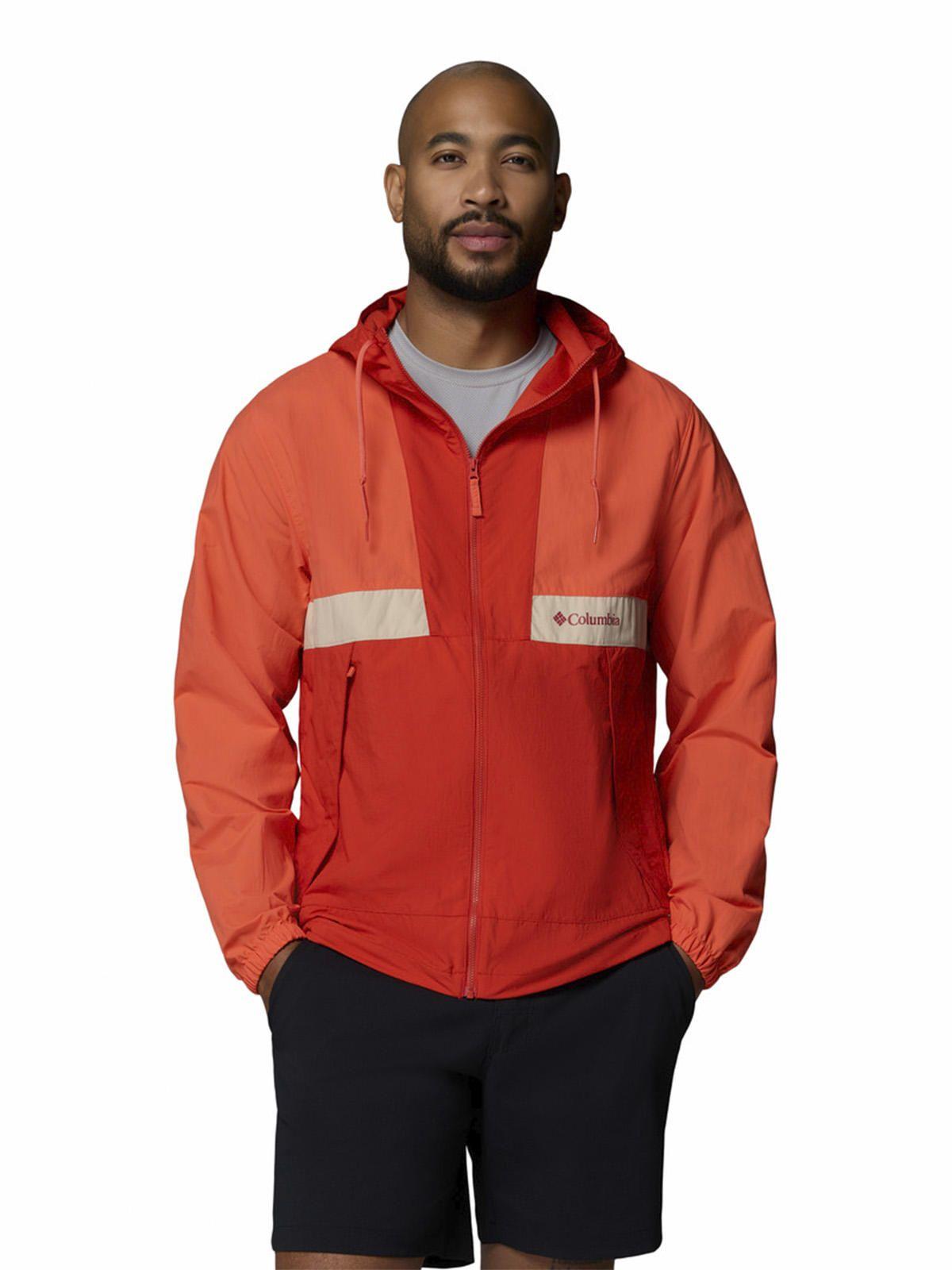 Cortaviento Hombre Spire Valley Hooded Naranja-0