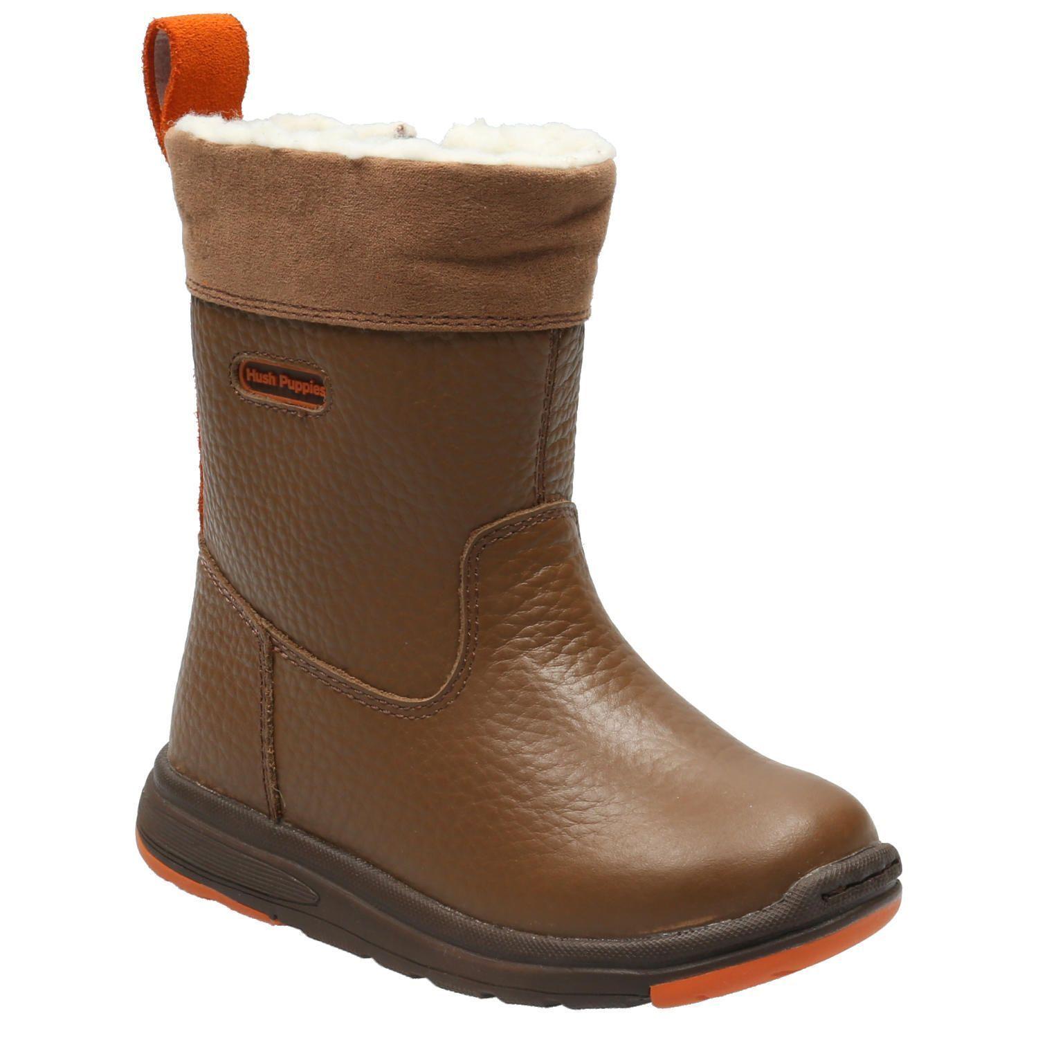 Bota Cuero Niño Yuma Pro Café-0