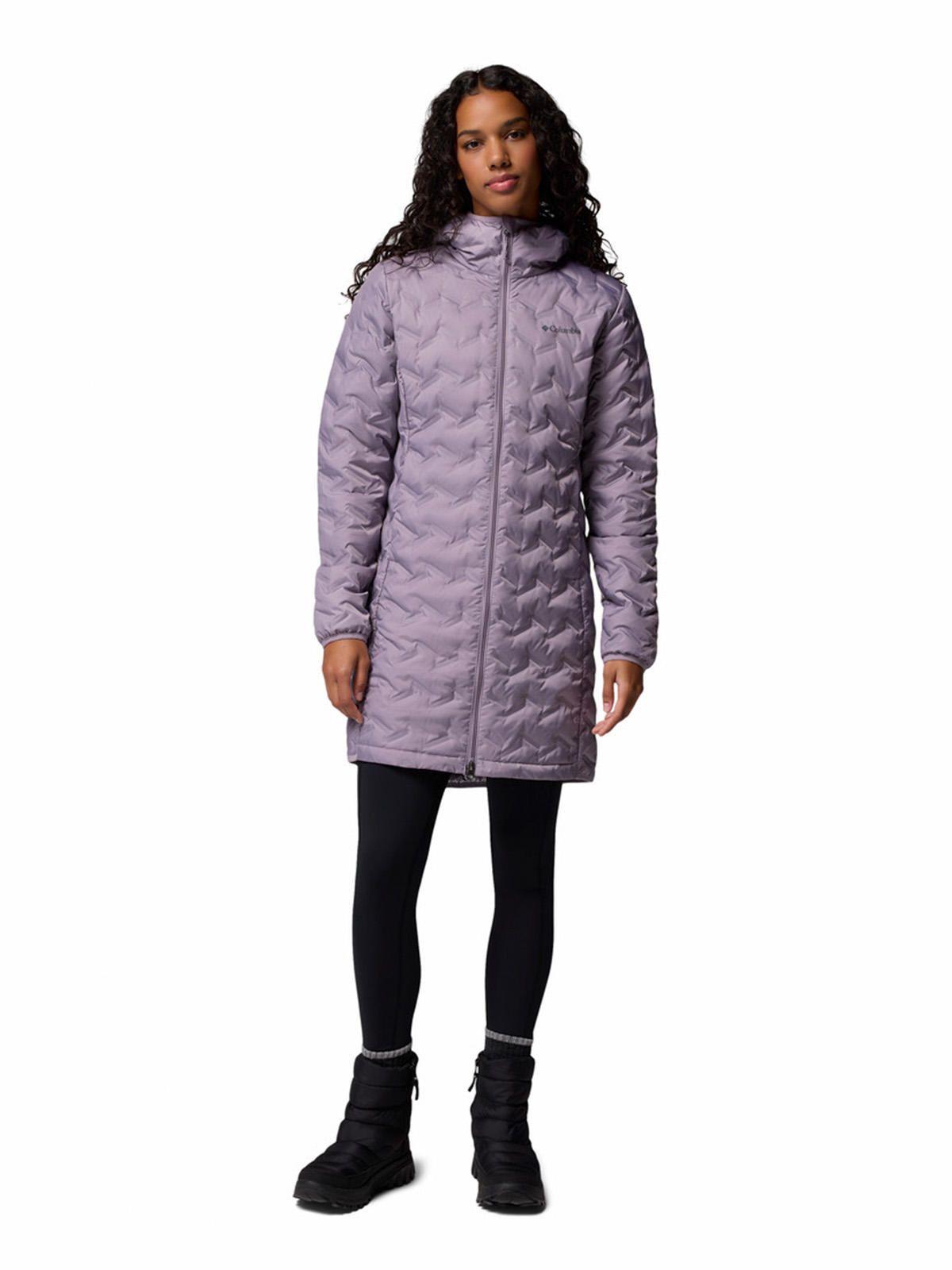 Parka WRep Mujer Delta Ridge II LongDwn Morado-0