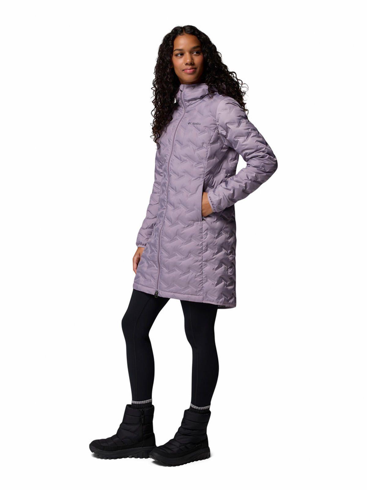 Parka WRep Mujer Delta Ridge II LongDwn Morado-1