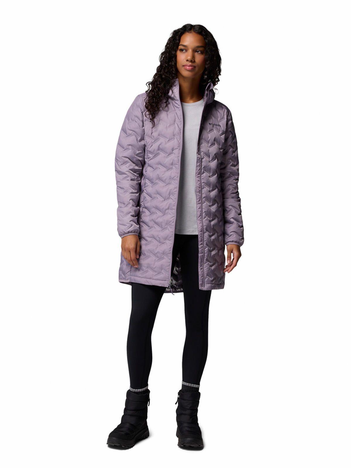 Parka WRep Mujer Delta Ridge II LongDwn Morado-3
