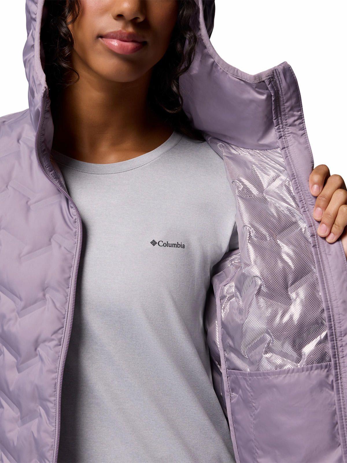Parka WRep Mujer Delta Ridge II LongDwn Morado-4