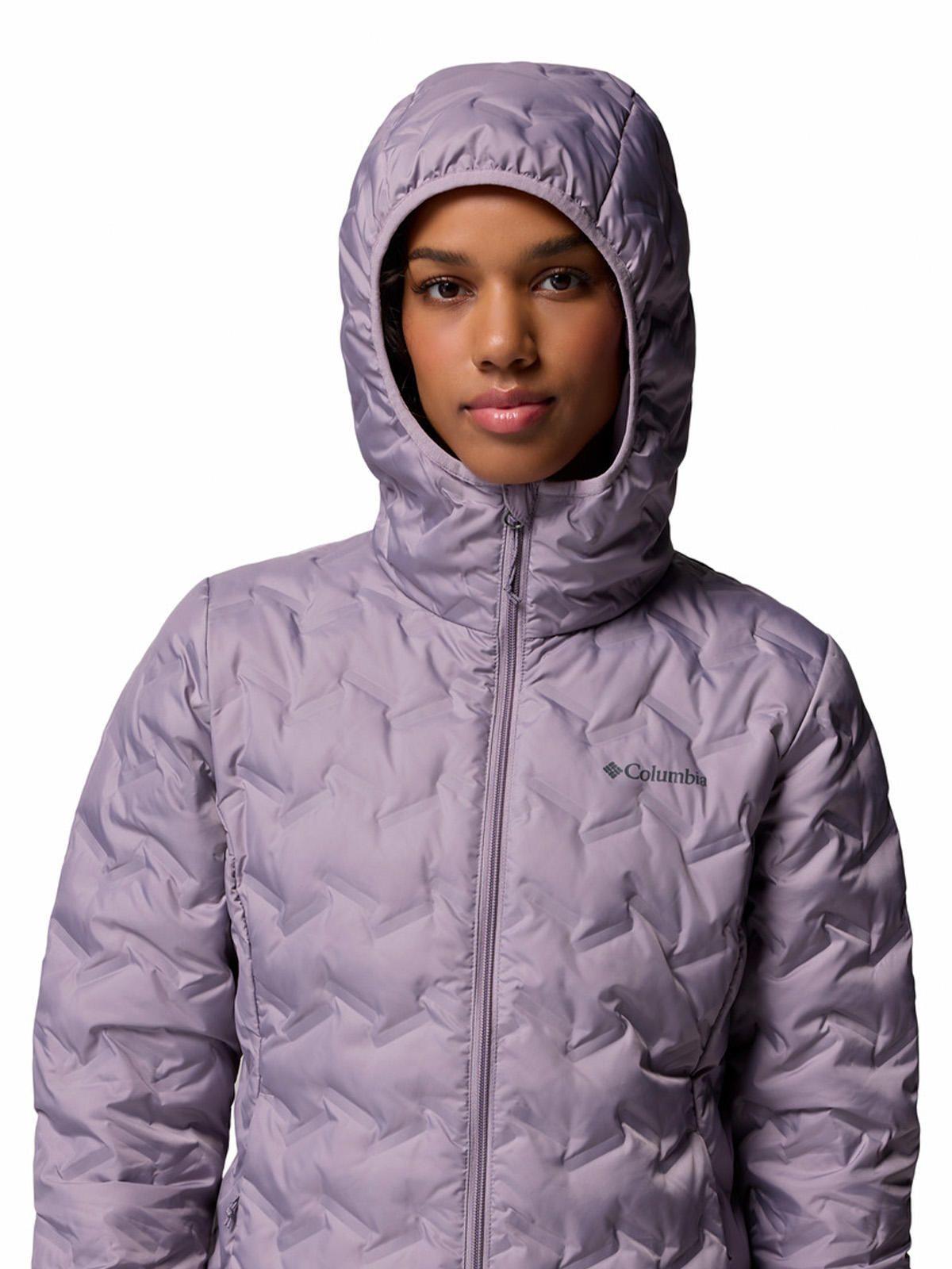 Parka WRep Mujer Delta Ridge II LongDwn Morado-5