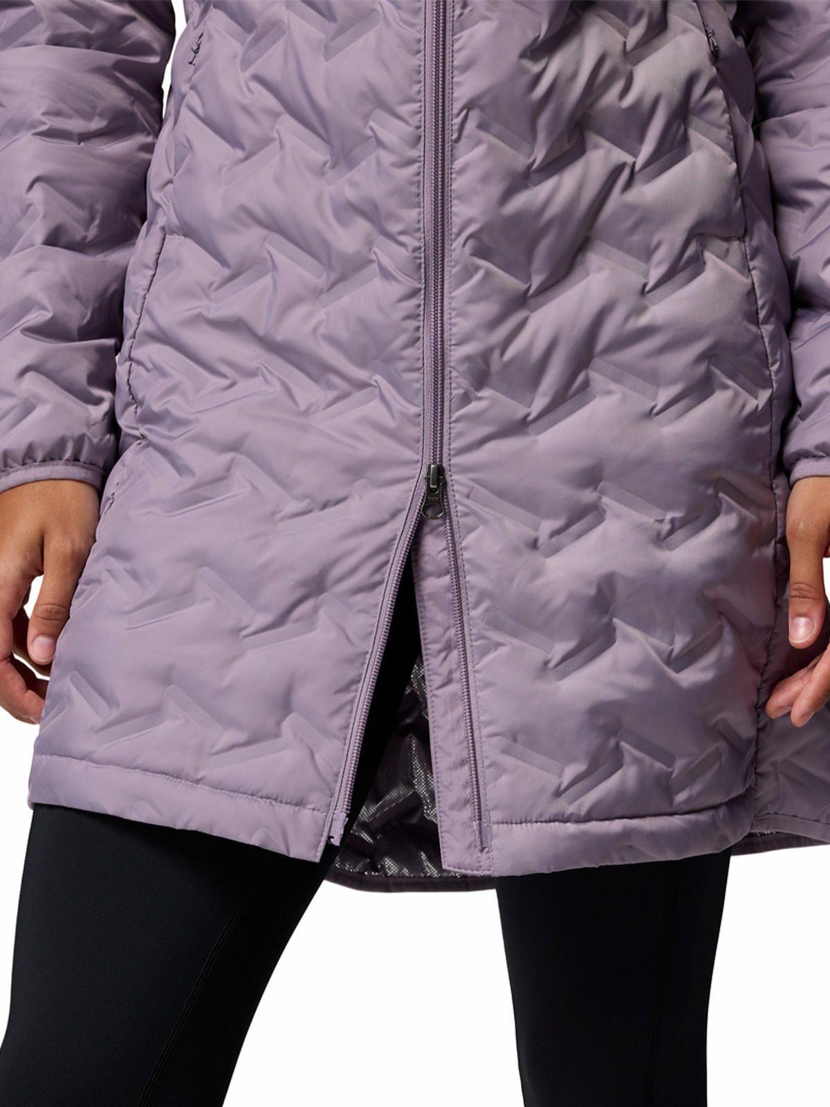 Parka WRep Mujer Delta Ridge II LongDwn Morado-6