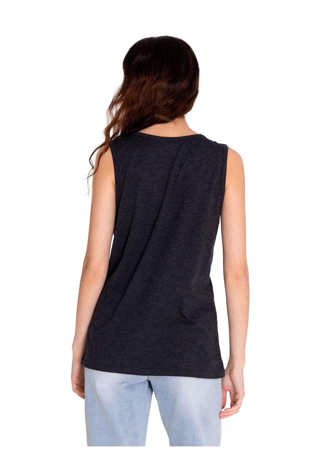 Polera Sin Manga Mujer Graphic Tank 1 Negro-3