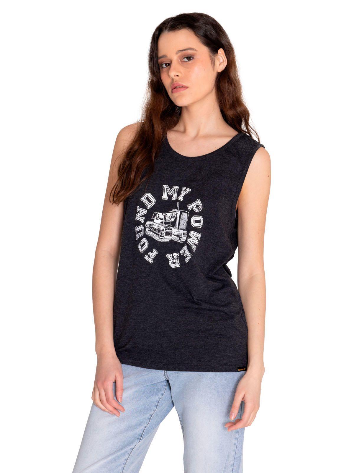 Polera Sin Manga Mujer Graphic Tank 1 Negro-1