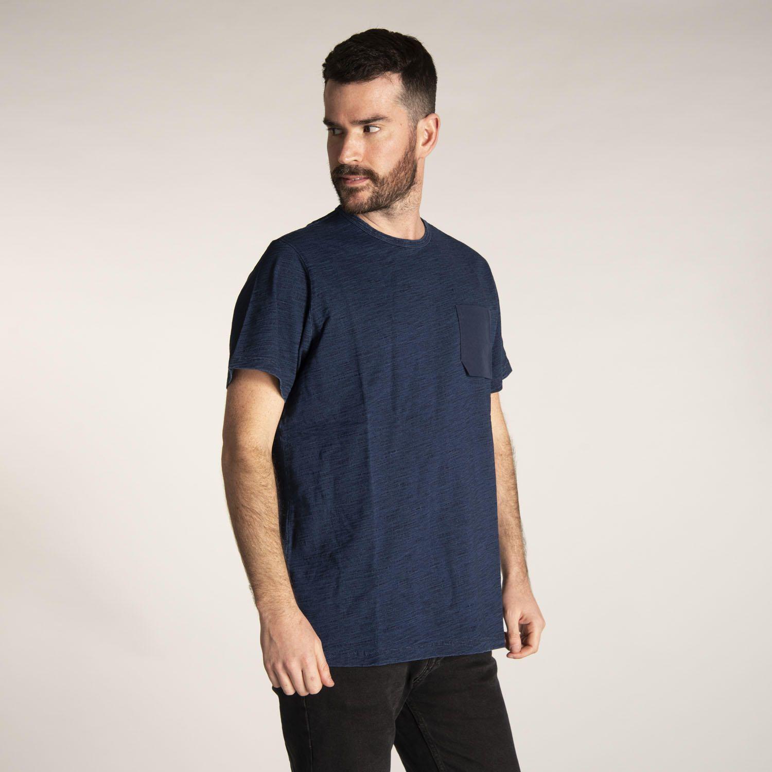 Polera M/C Hombre Fdtn Work Pkt Tee Azul-1