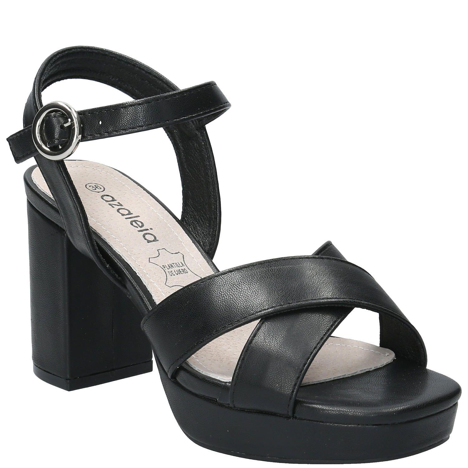 Sandalia Modesty Negro Mujer-0