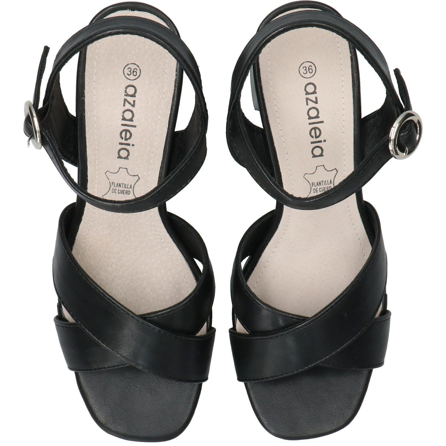 Sandalia Modesty Negro Mujer-7