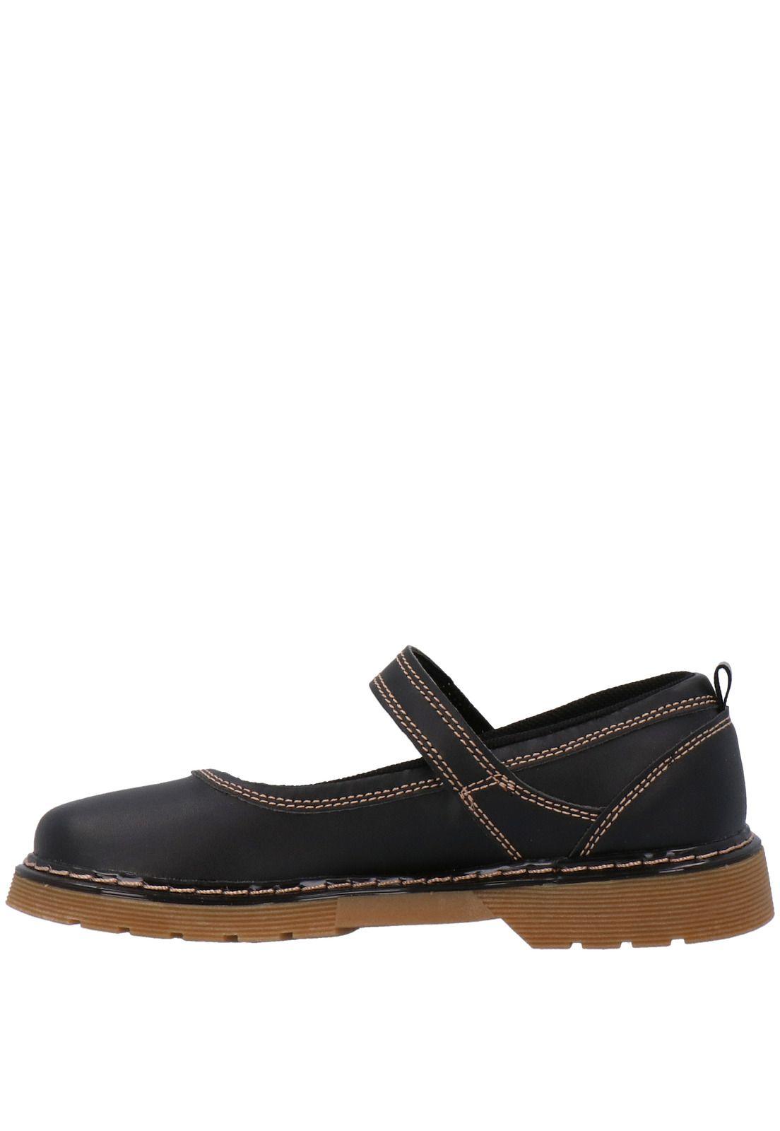 Zapato Escolar Lisa II Negro-4
