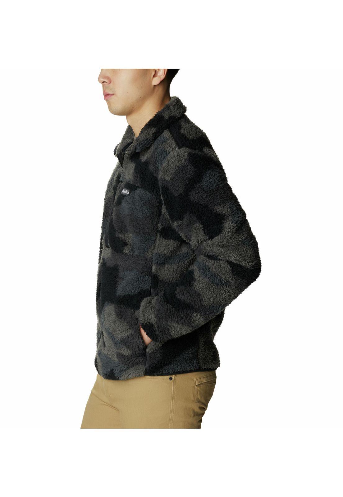 Polar Hombre Winter Pass Print Full Zip Negro-1