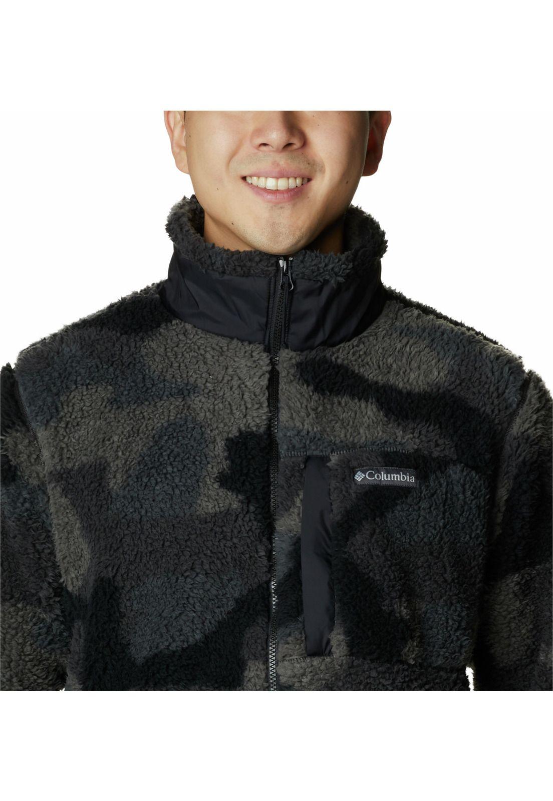 Polar Hombre Winter Pass Print Full Zip Negro-3