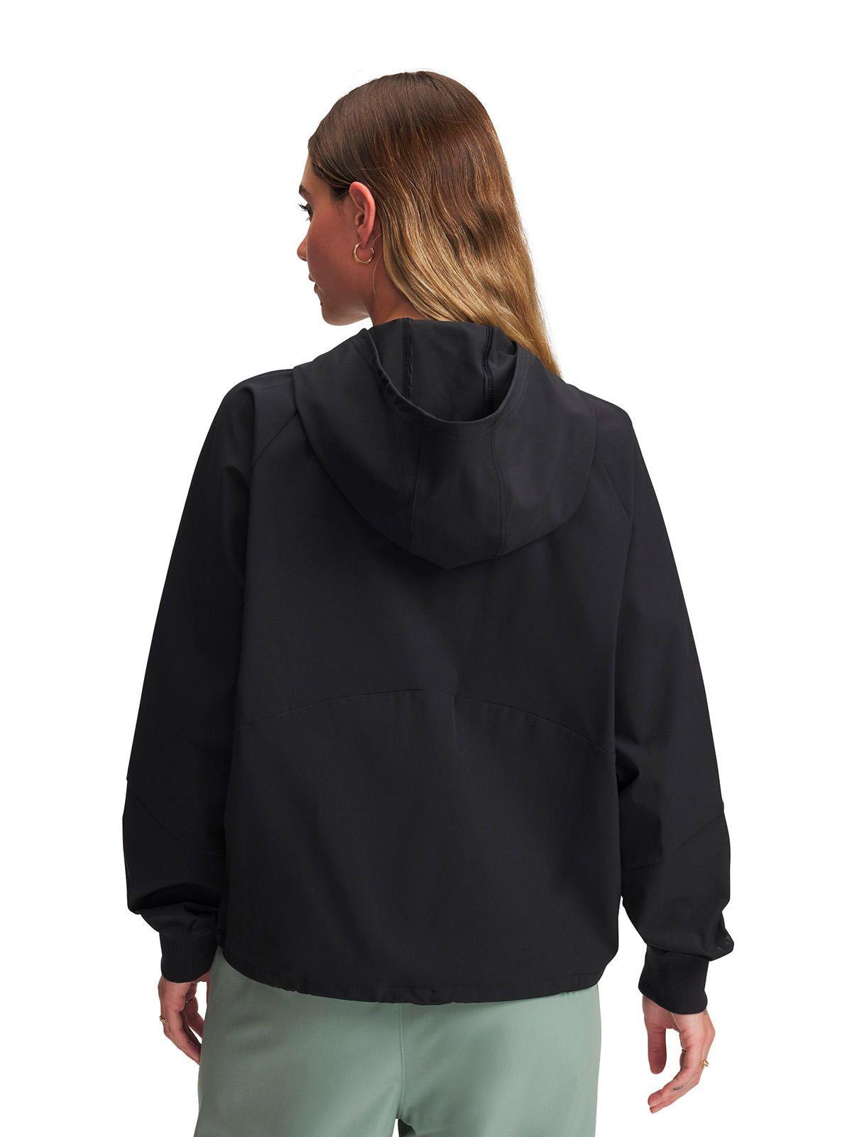 Chaqueta UA Woven Full-Zip Negro Mujer-1