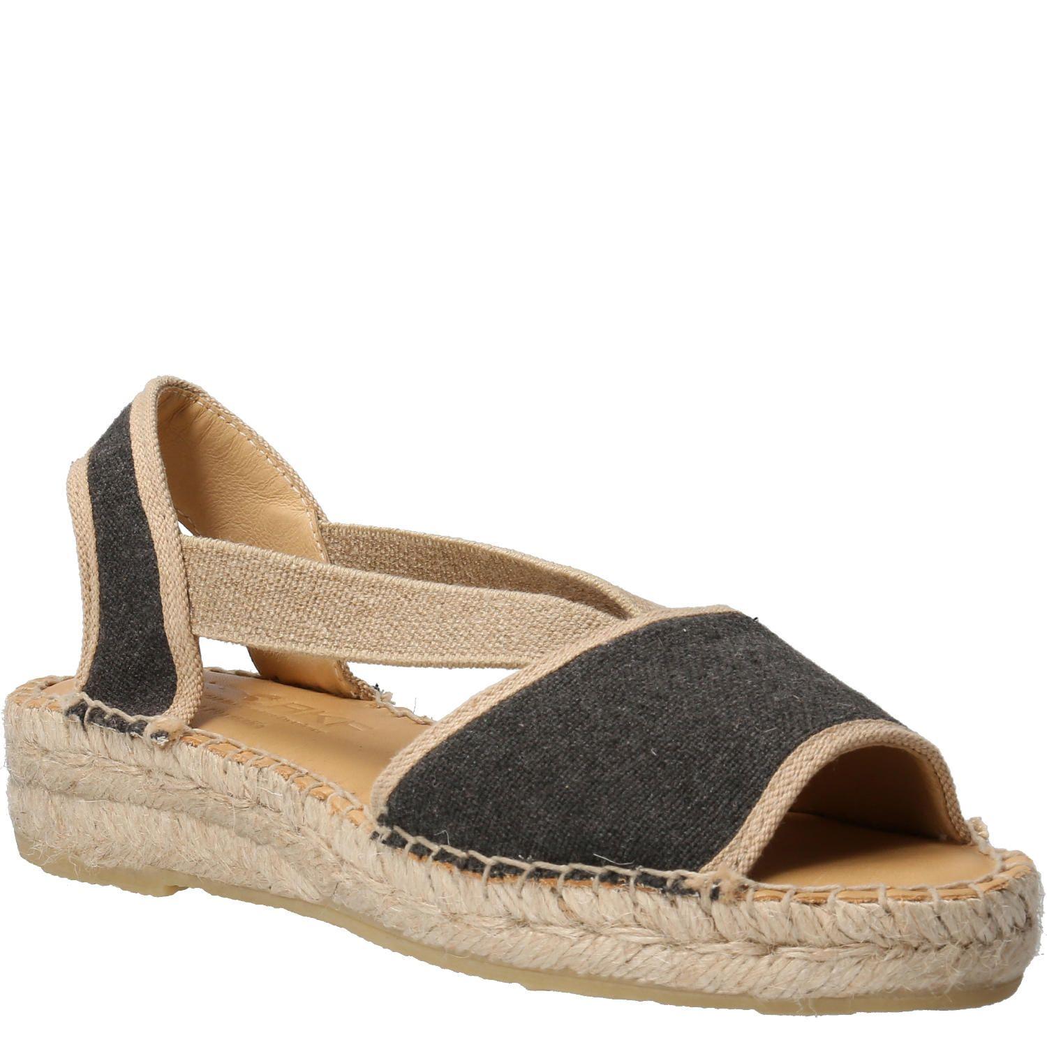 Sandalia Mujer Tete Gris Oscuro-1