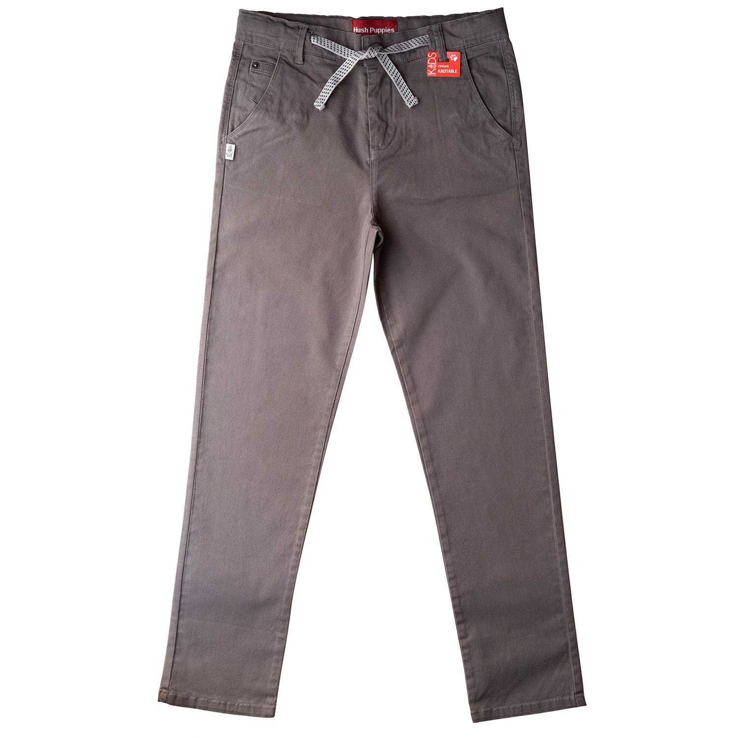 Pantalón Arena Niño Algodón Gris-0