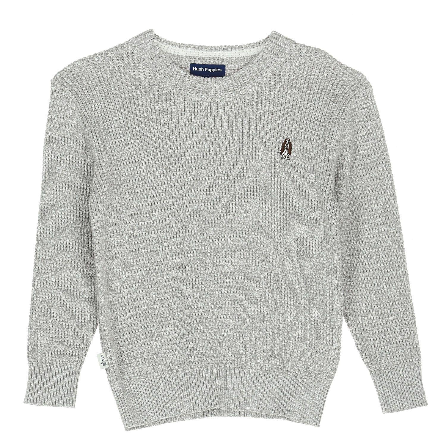 Sweater Niño Waffle Gris-0