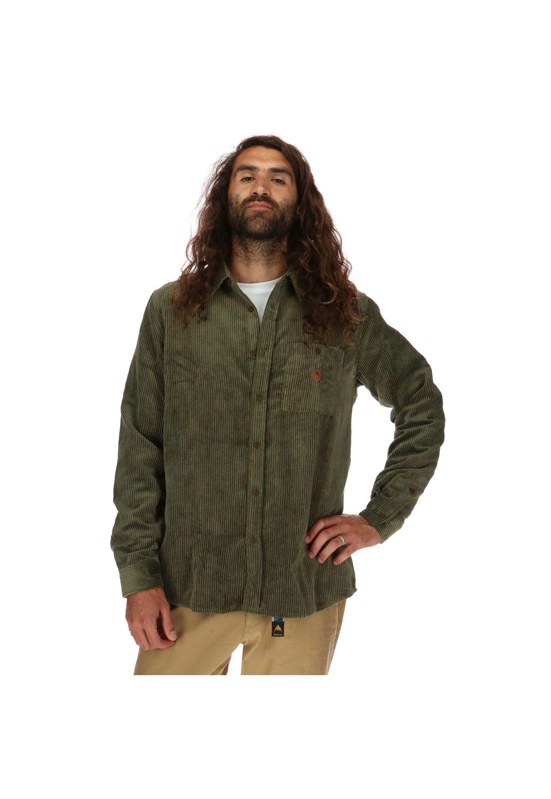 Camisa M/L Brighton Corded Verde-0