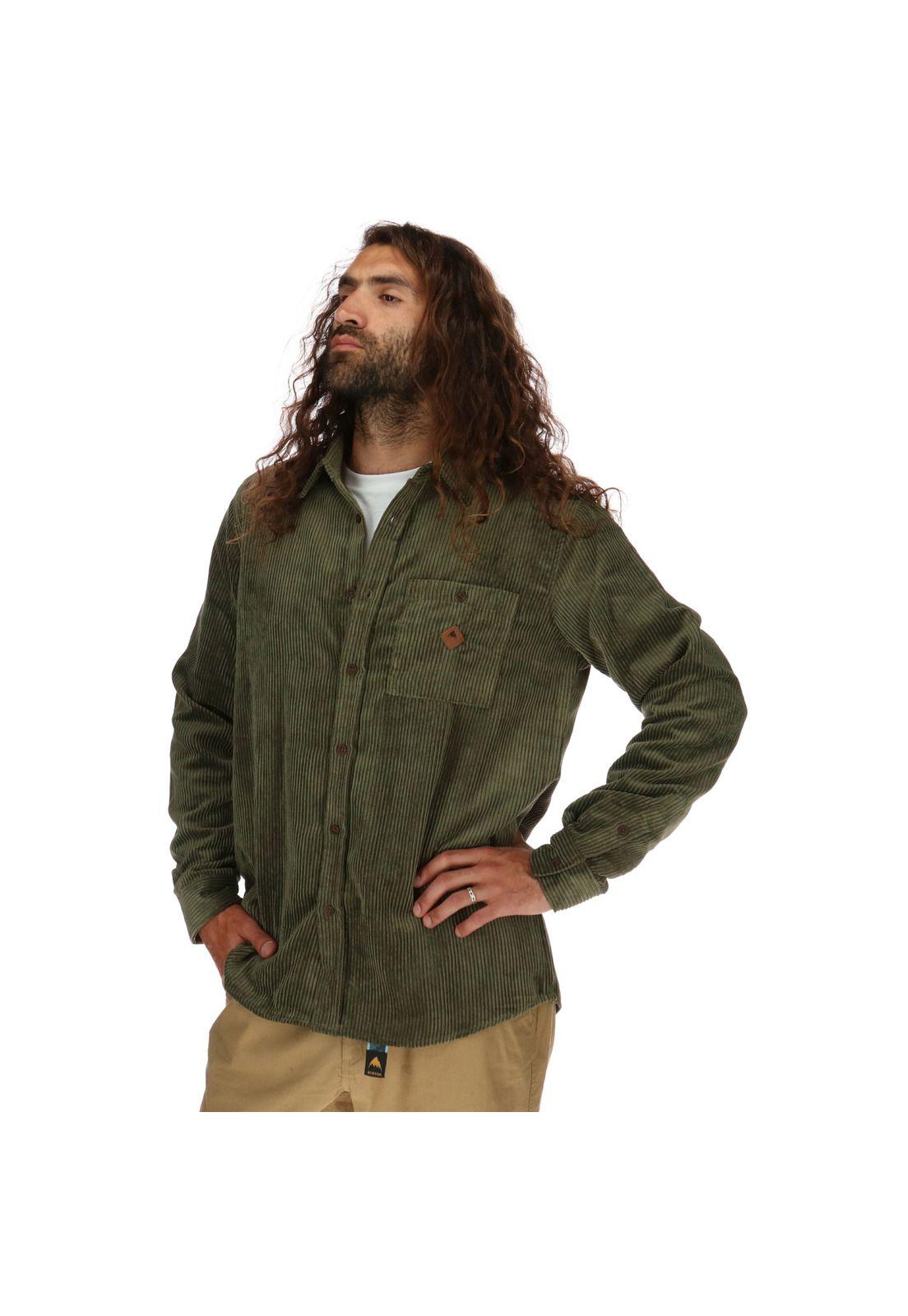 Camisa M/L Brighton Corded Verde-1