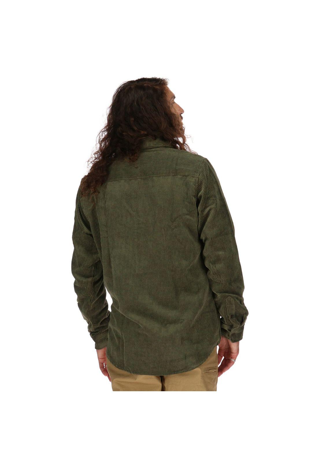 Camisa M/L Brighton Corded Verde-2