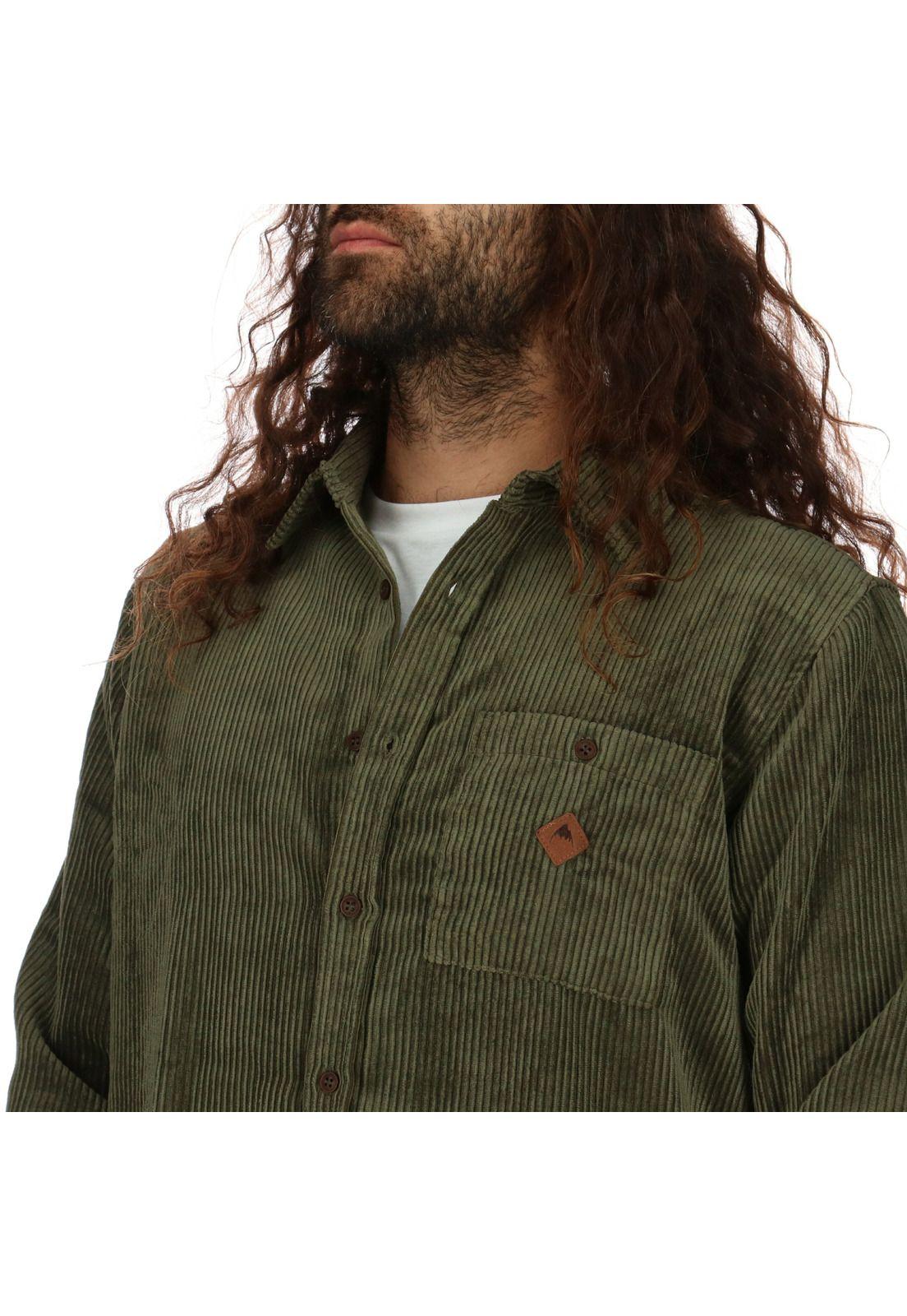 Camisa M/L Brighton Corded Verde-3