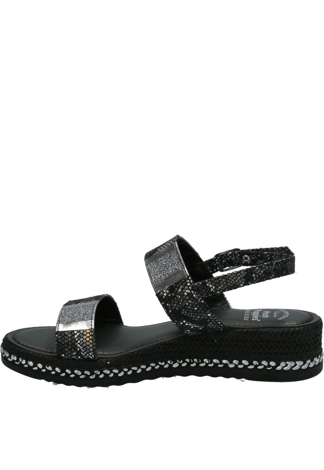Sandalia Mujer Geo Negro-4