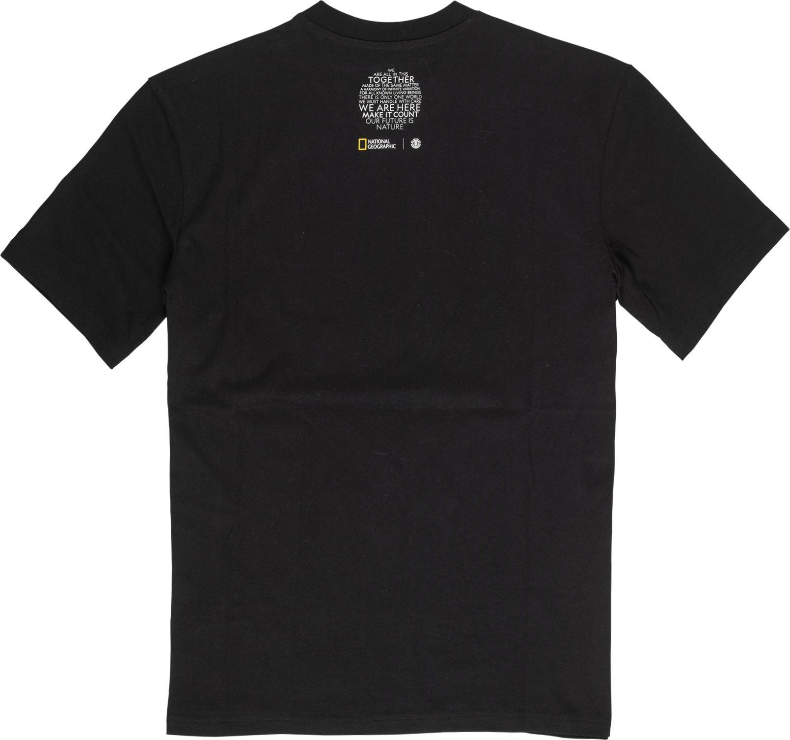 Polera M/C Hombre Optical Ss Negro Element-1