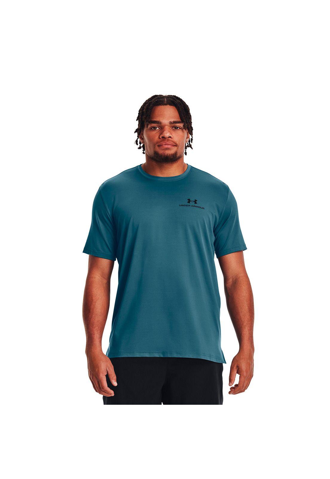 Polera M/C Training Rush™ Energy Petróleo Hombre-3