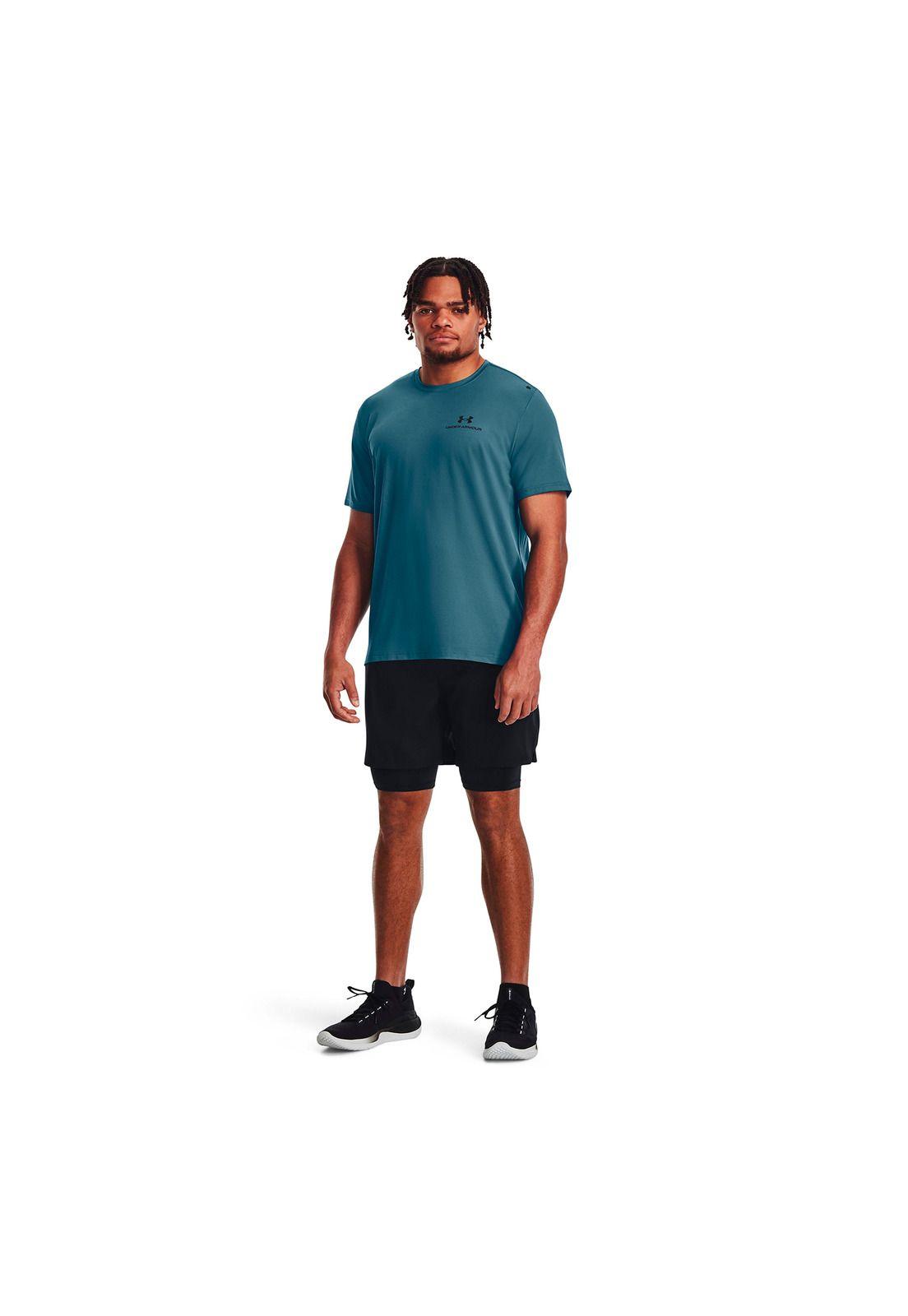 Polera M/C Training Rush™ Energy Petróleo Hombre-5