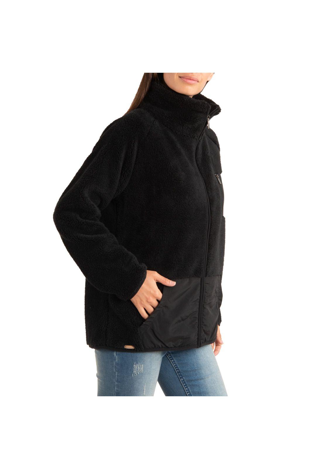 Polar Mujer Canela Negro-0