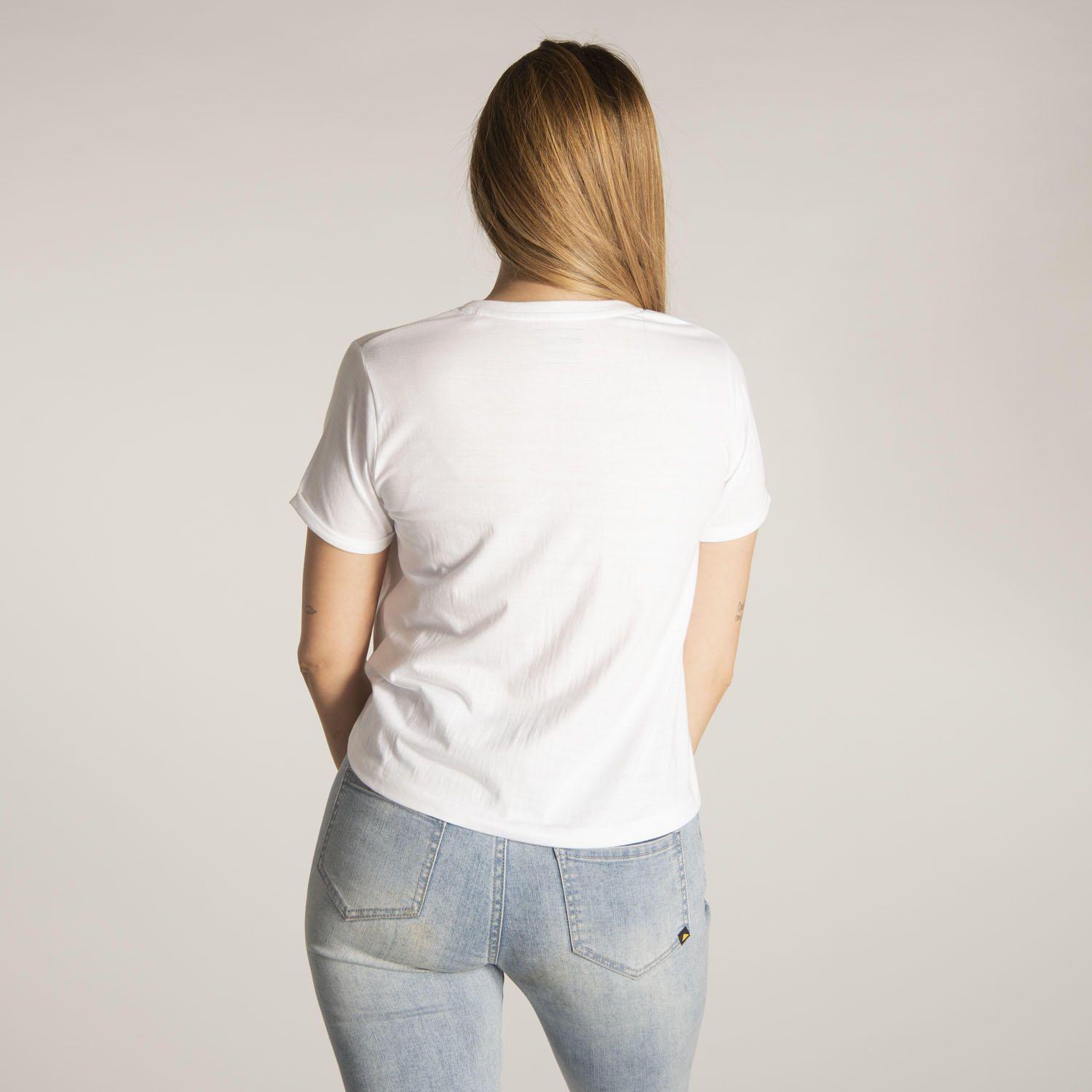 Polera M/C Mujer Joyce Crop Tee Blanco-2