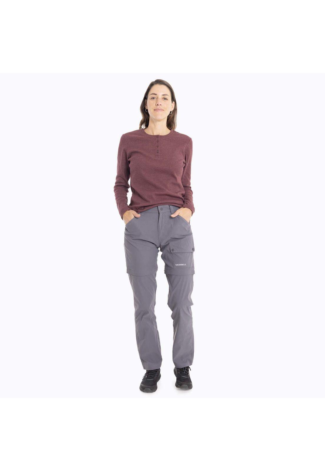 Pantalon Mujer Kaskukuk Gris Merrell-8