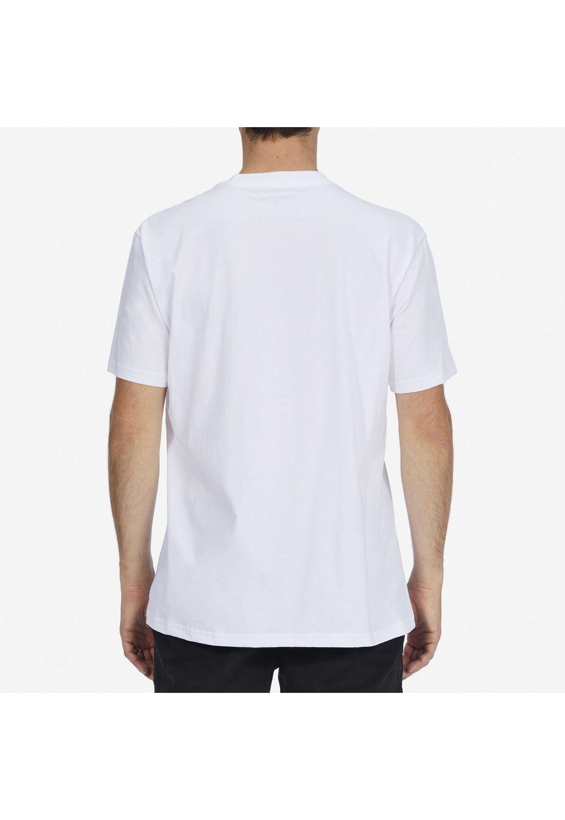 Polera M/C Hombre Pocket Labels M Tees Blanco-1
