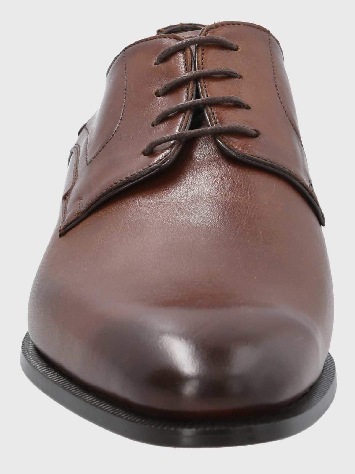 Zapato Italiano Hombre Cuero Navona Café-3