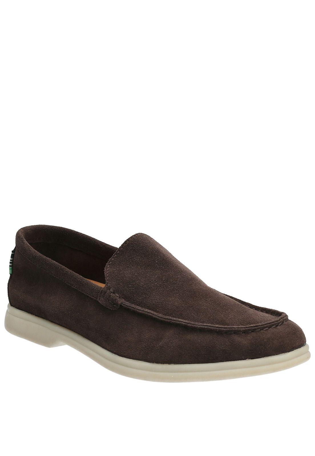 Mocasín Cuero Hombre Monte Café Oscuro-1