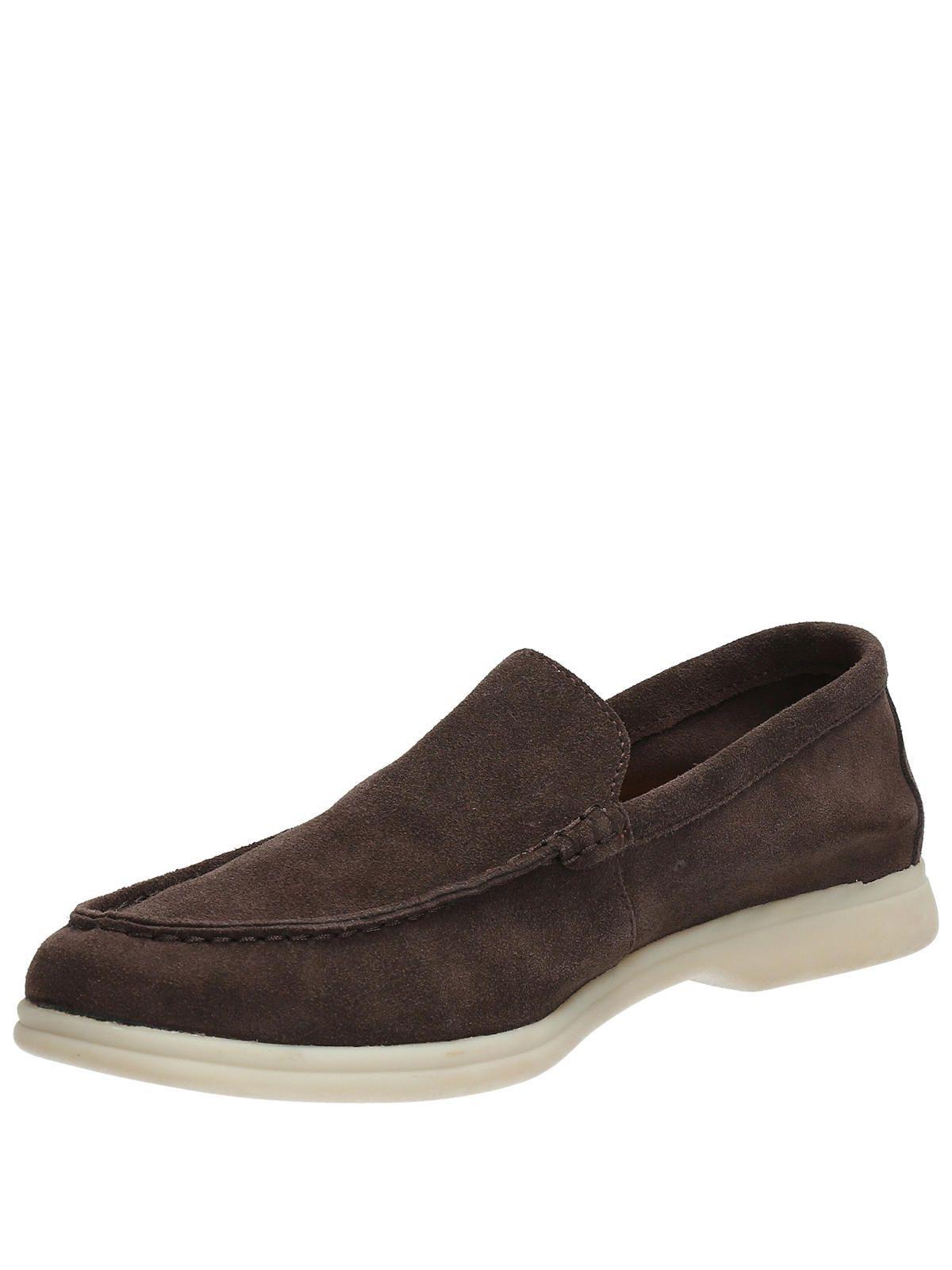 Mocasín Cuero Hombre Monte Café Oscuro-4