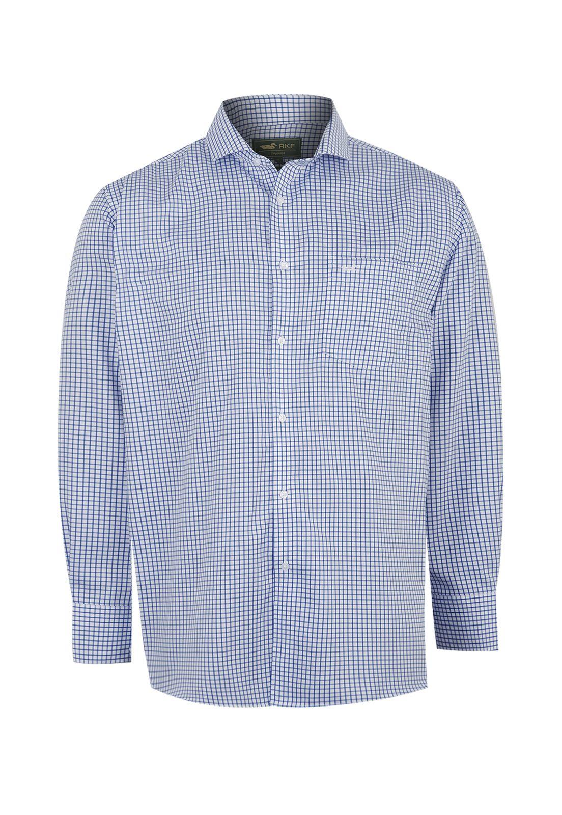 Camisa Cuello Italiano Blanco Easylife Hombre -1