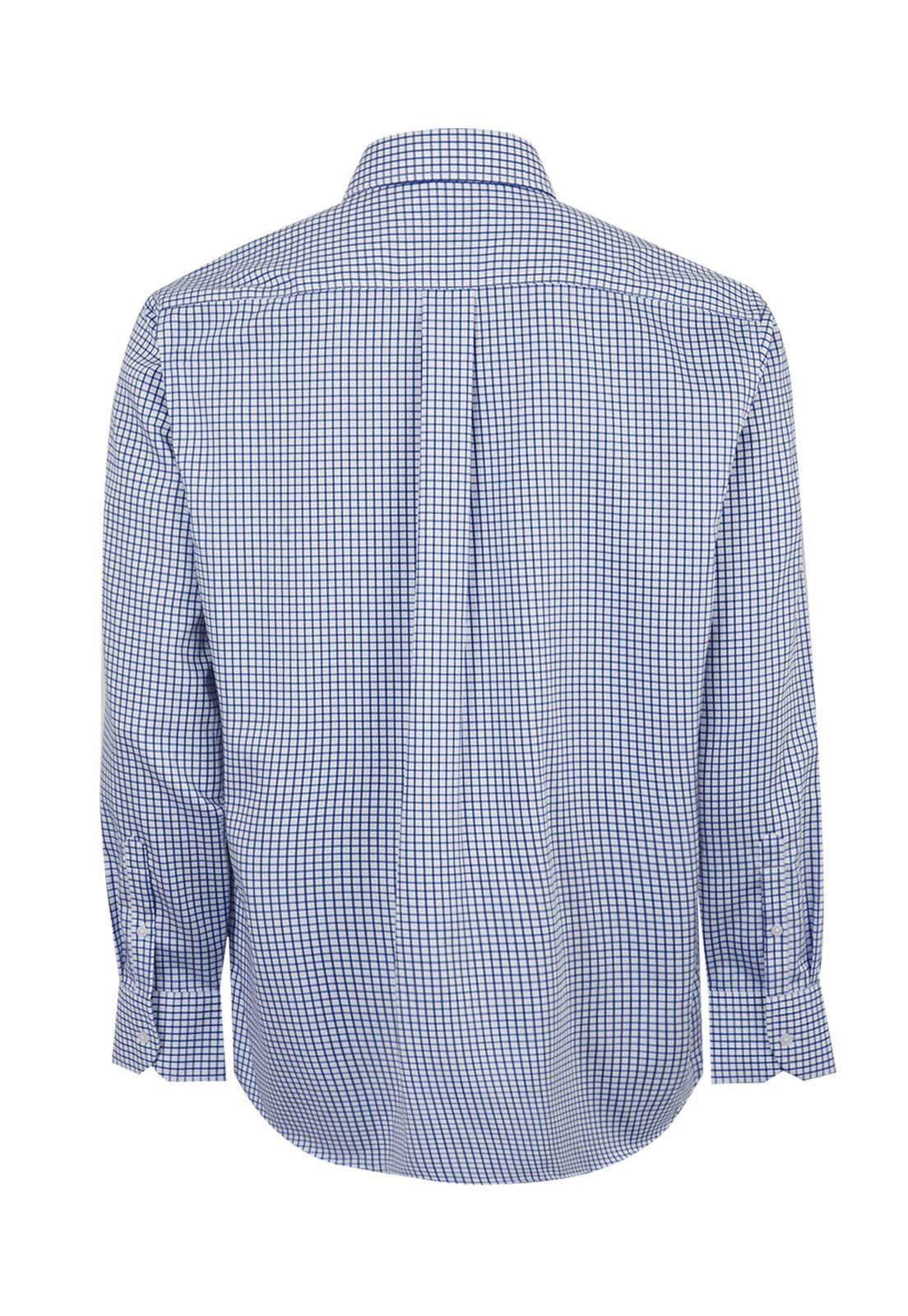 Camisa Cuello Italiano Blanco Easylife Hombre -3