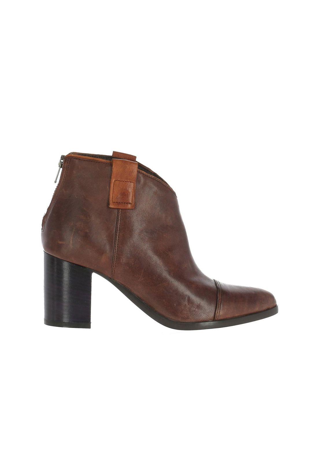 Botin Cuero Jersey Moka-3
