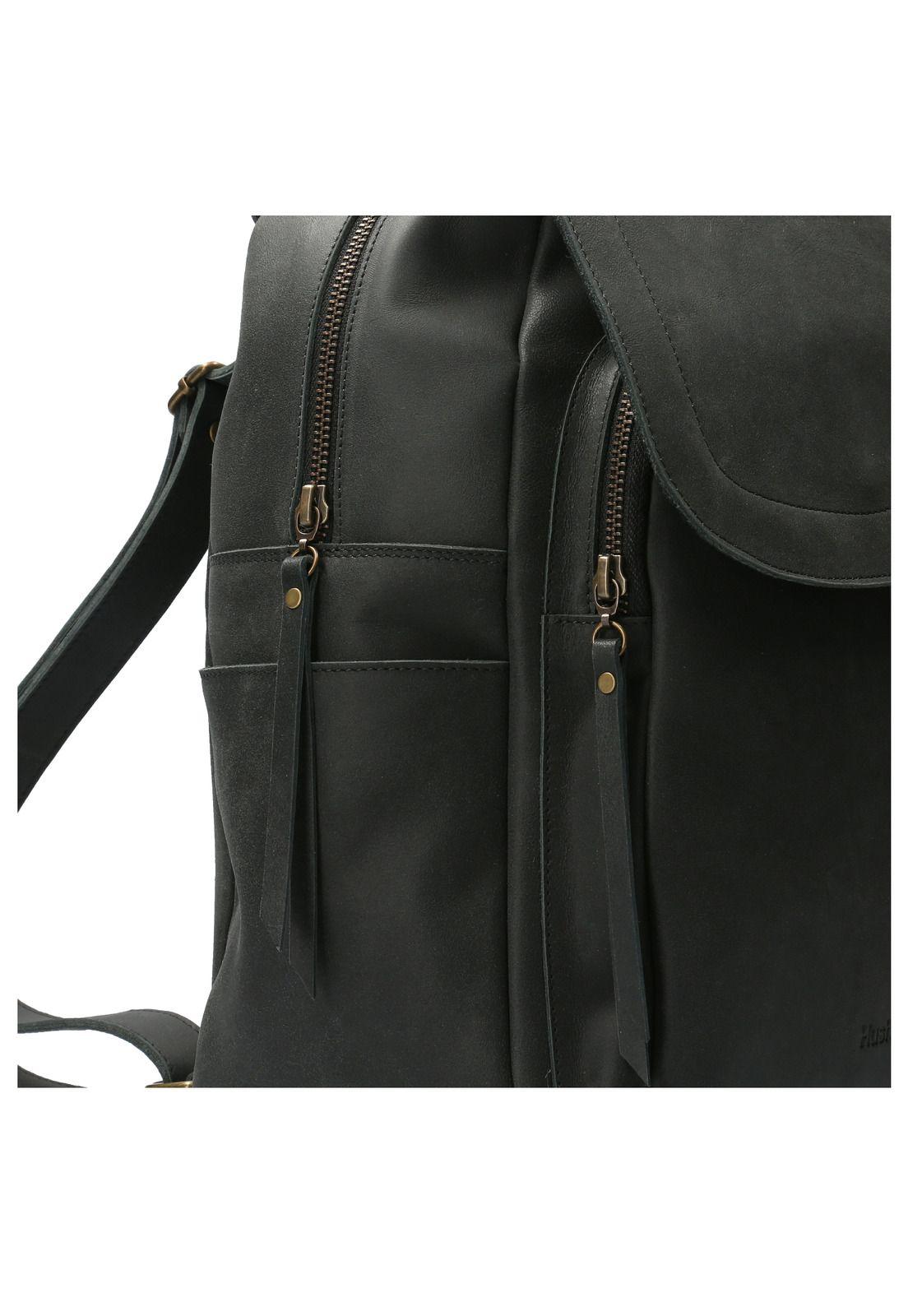 Mochila Cuero Mujer Elvas Back Negro-3