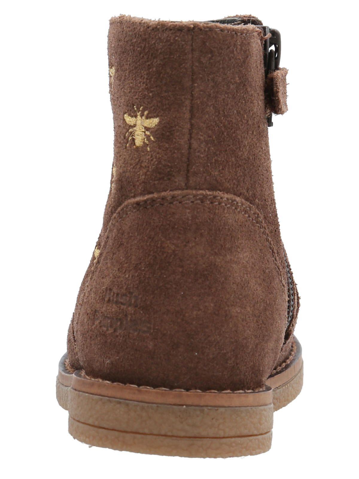 Botin Cuero Holland Niña Café-5