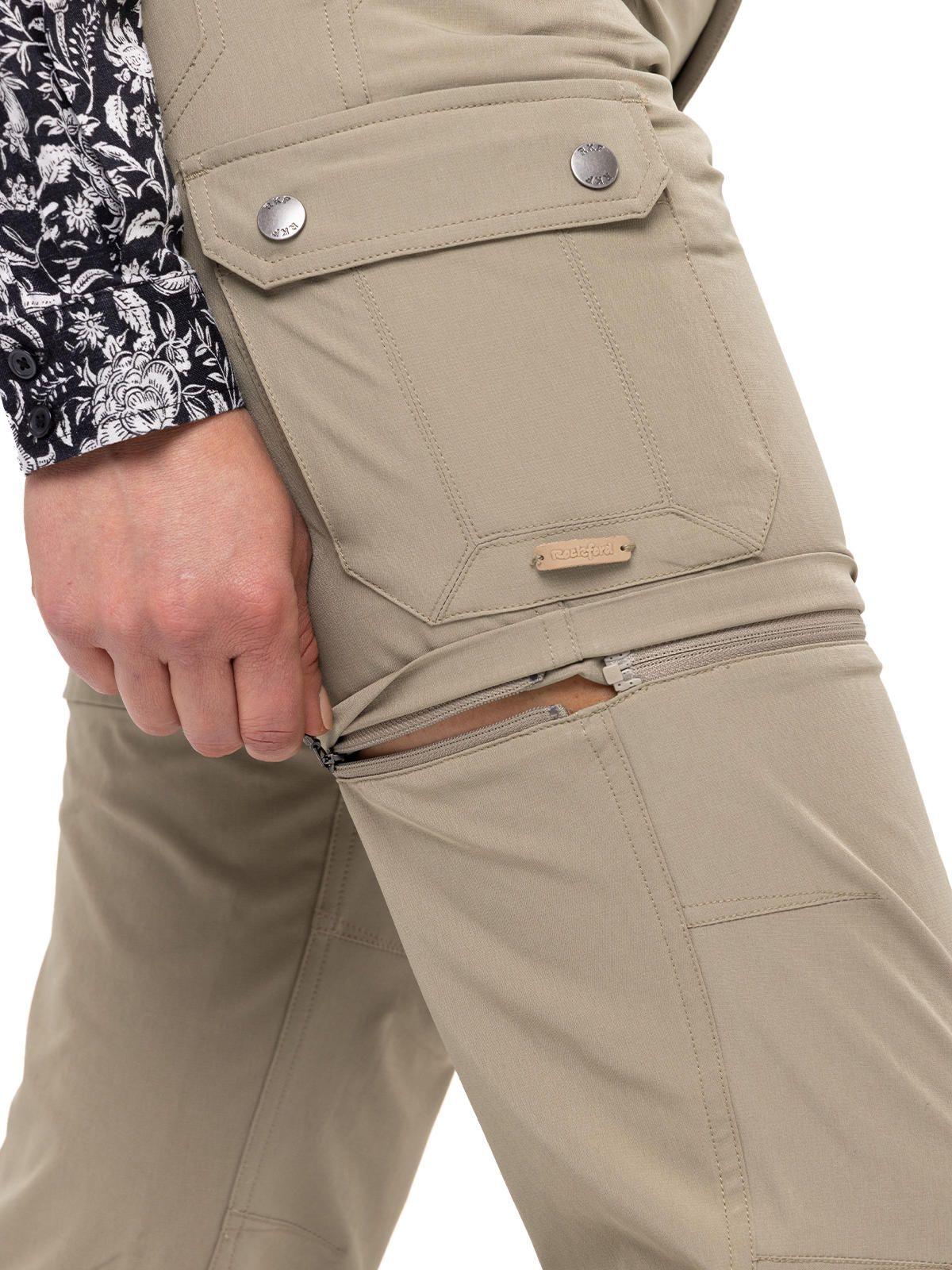 Pantalón Fibras Recic Desmontable Oliva Mujer-7