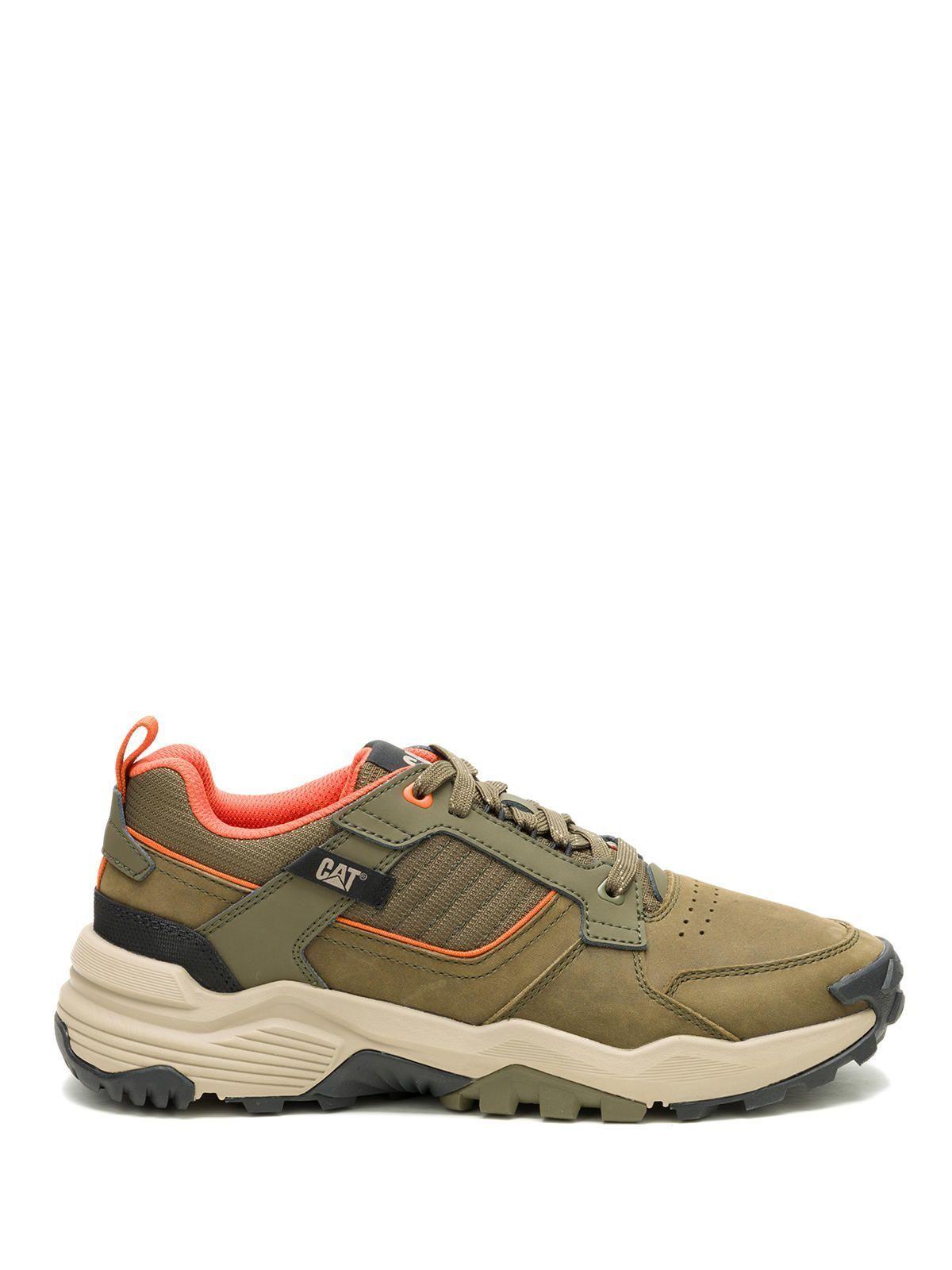 Zapatilla Cuero Hombre Grapple Leather Oliva-1