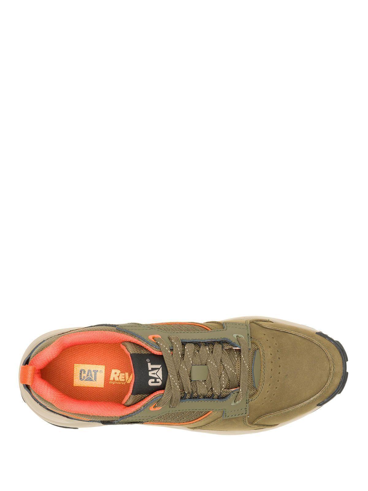 Zapatilla Cuero Hombre Grapple Leather Oliva-6