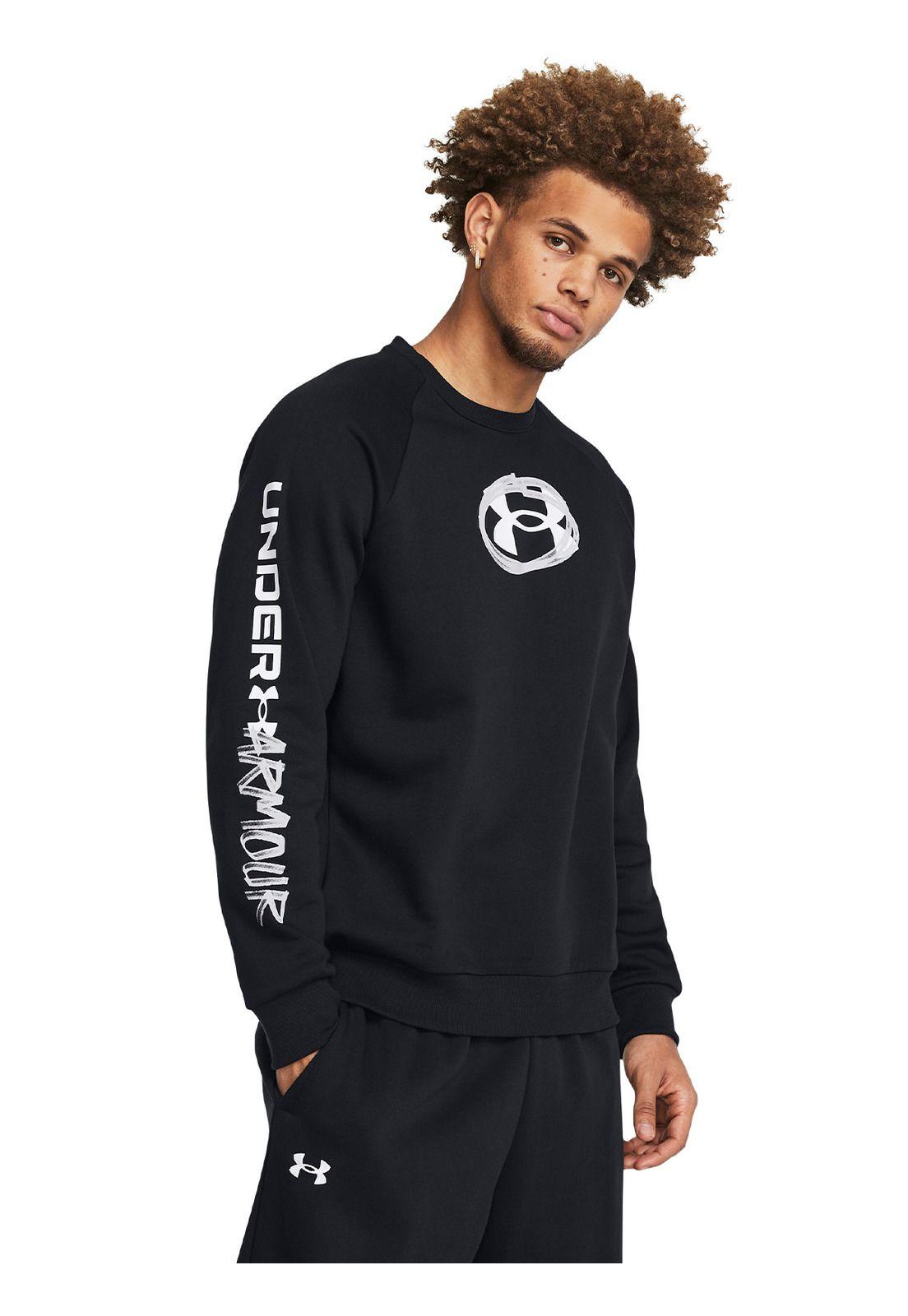 Polerón Rival Fleece Multprnt Hombre Negro-0