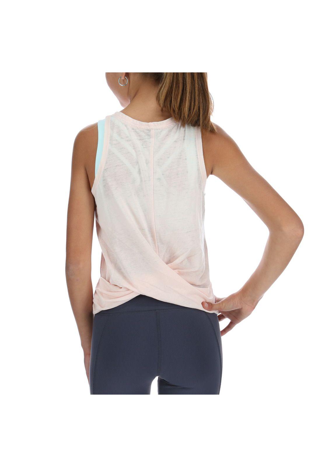Polera S/M Knot Tank Naranjo-2