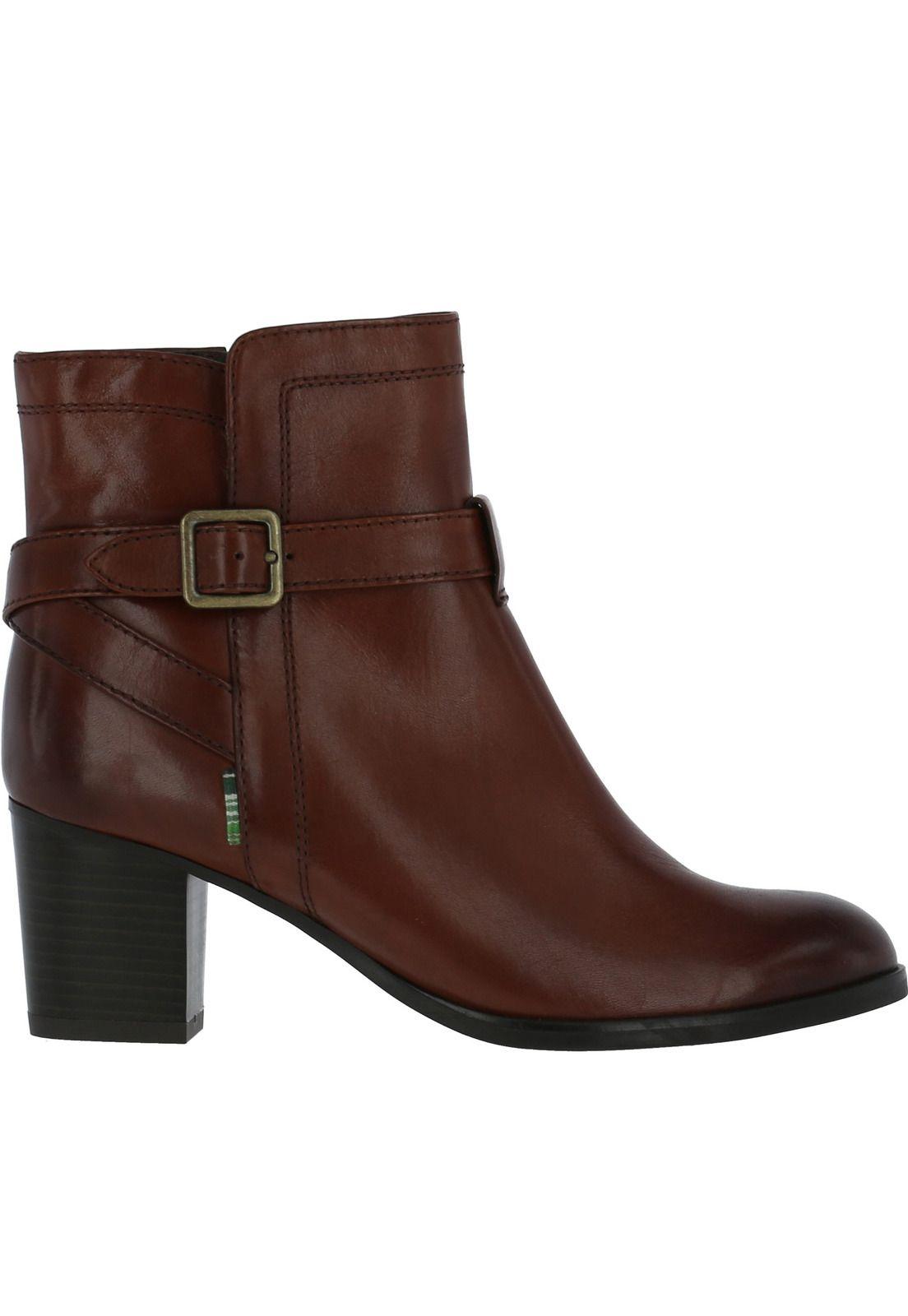 Botin Cuero Zinerva Café Mujer-2